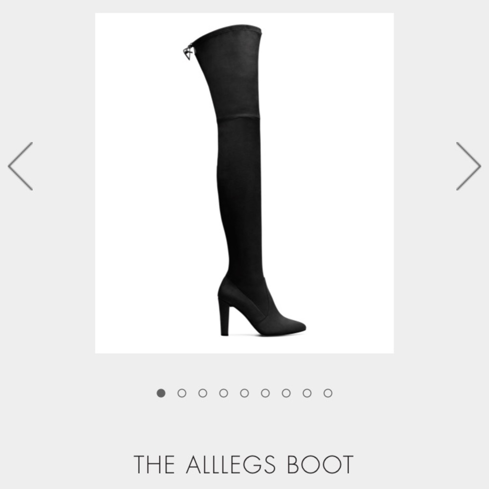 Stuart Weitzman the Allleg boots suede black